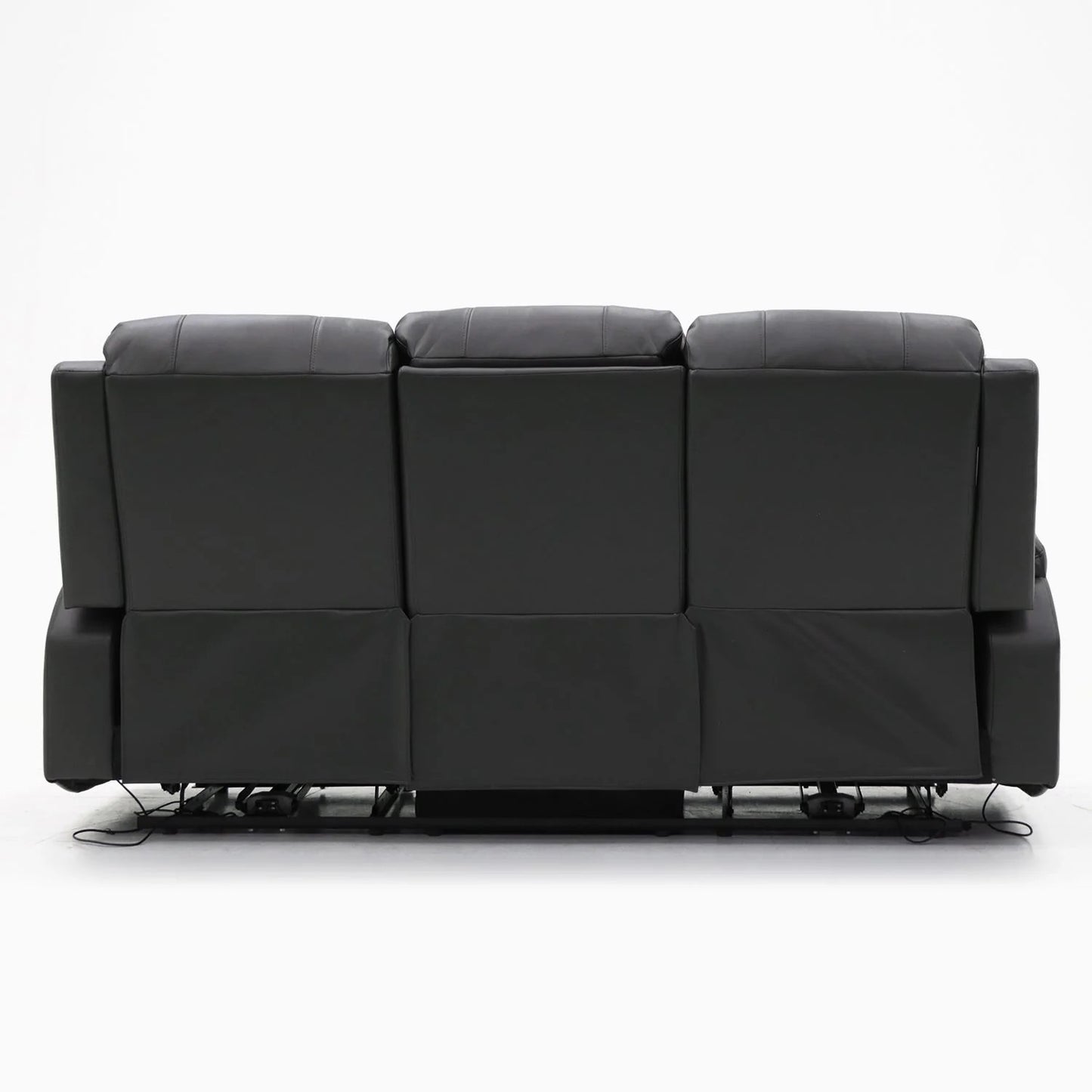 Costa Electric Recliner Sofa Black 3 Seater