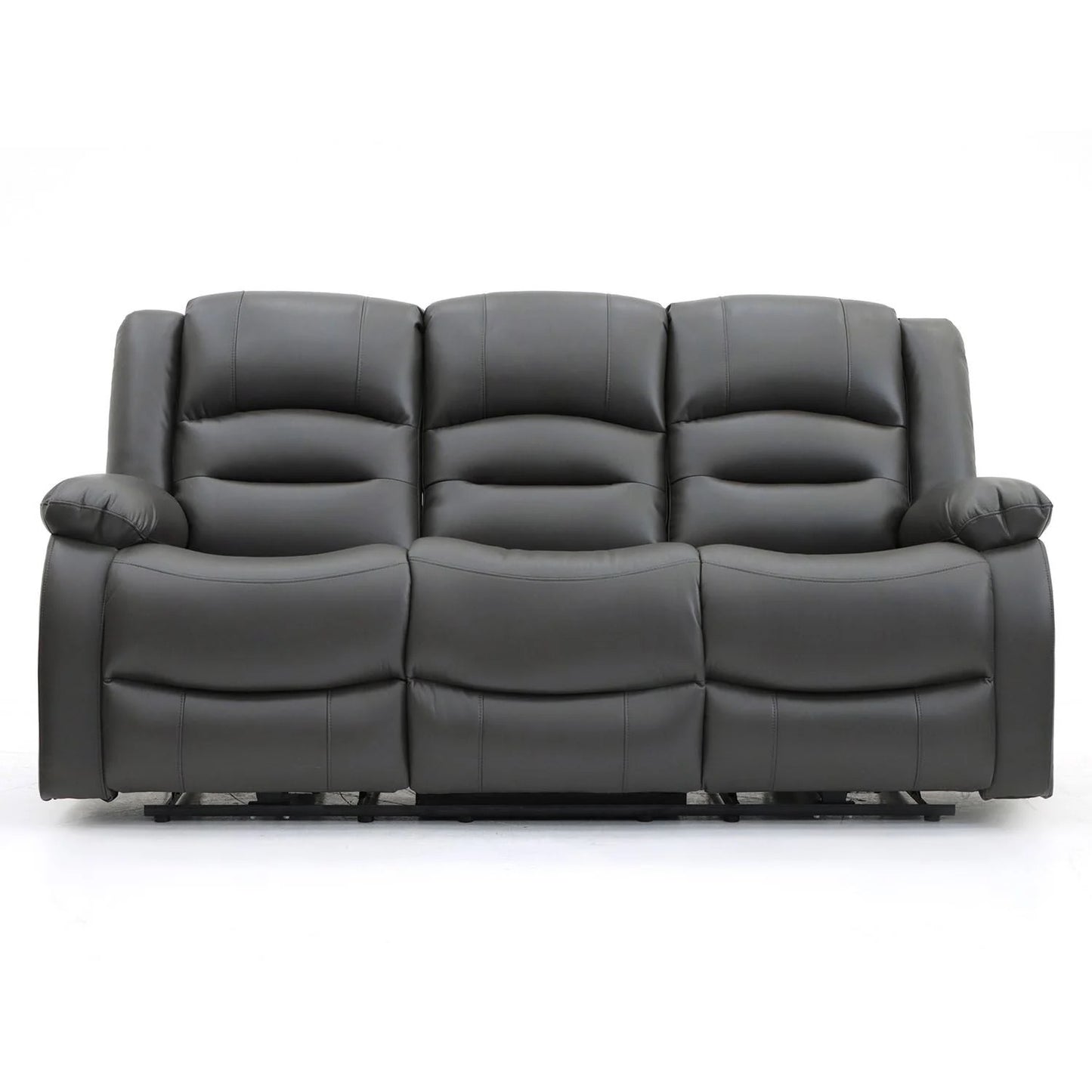 Costa Electric Recliner Sofa Grey 3 Seater