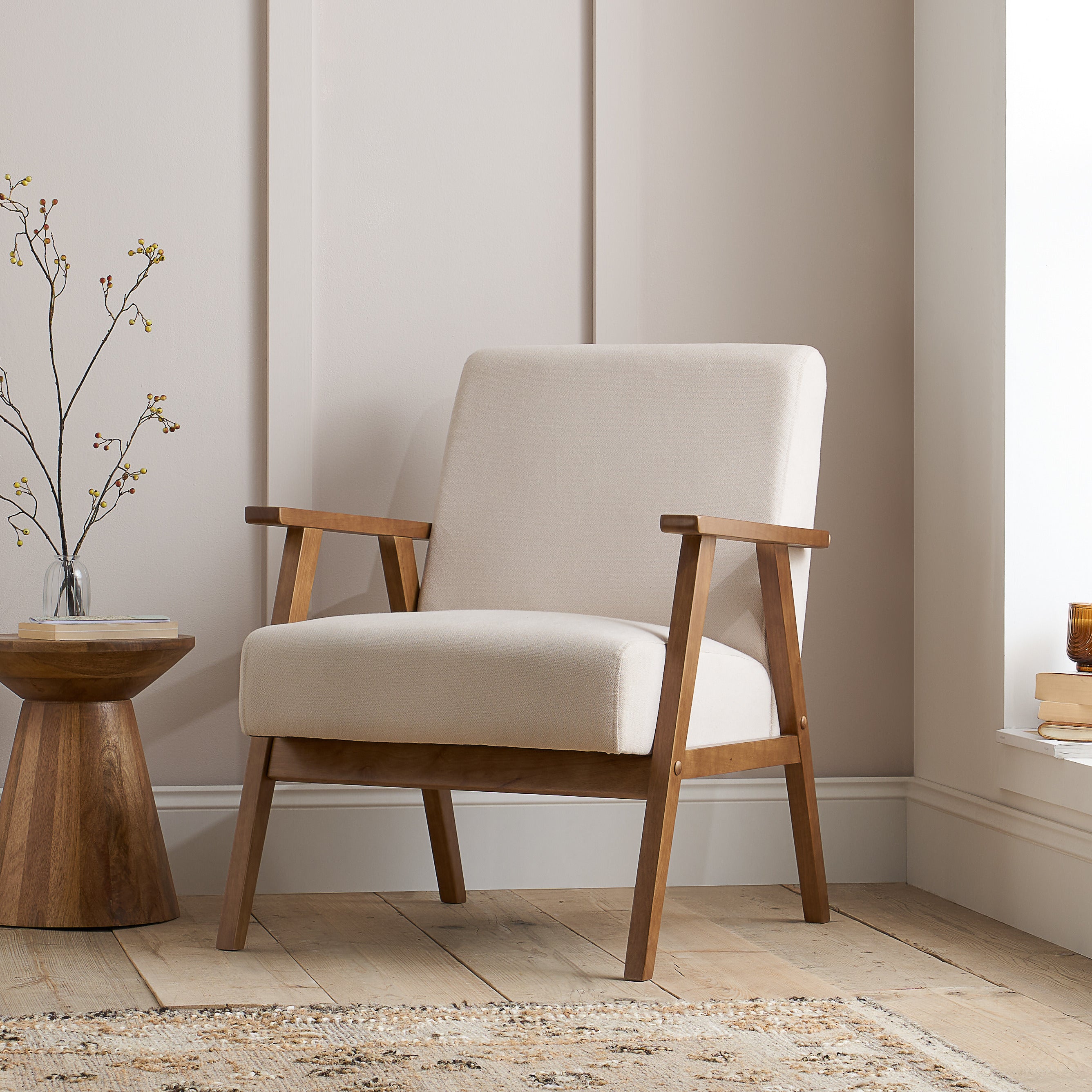 Langston Cream Accent Chair