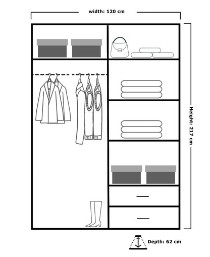 Vikas Sliding Wardrobe
