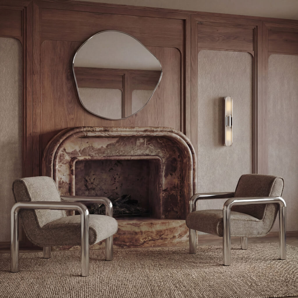 Daska Light Brown Accent Chair