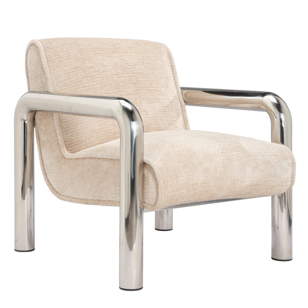 Daska Cream Accent Chair