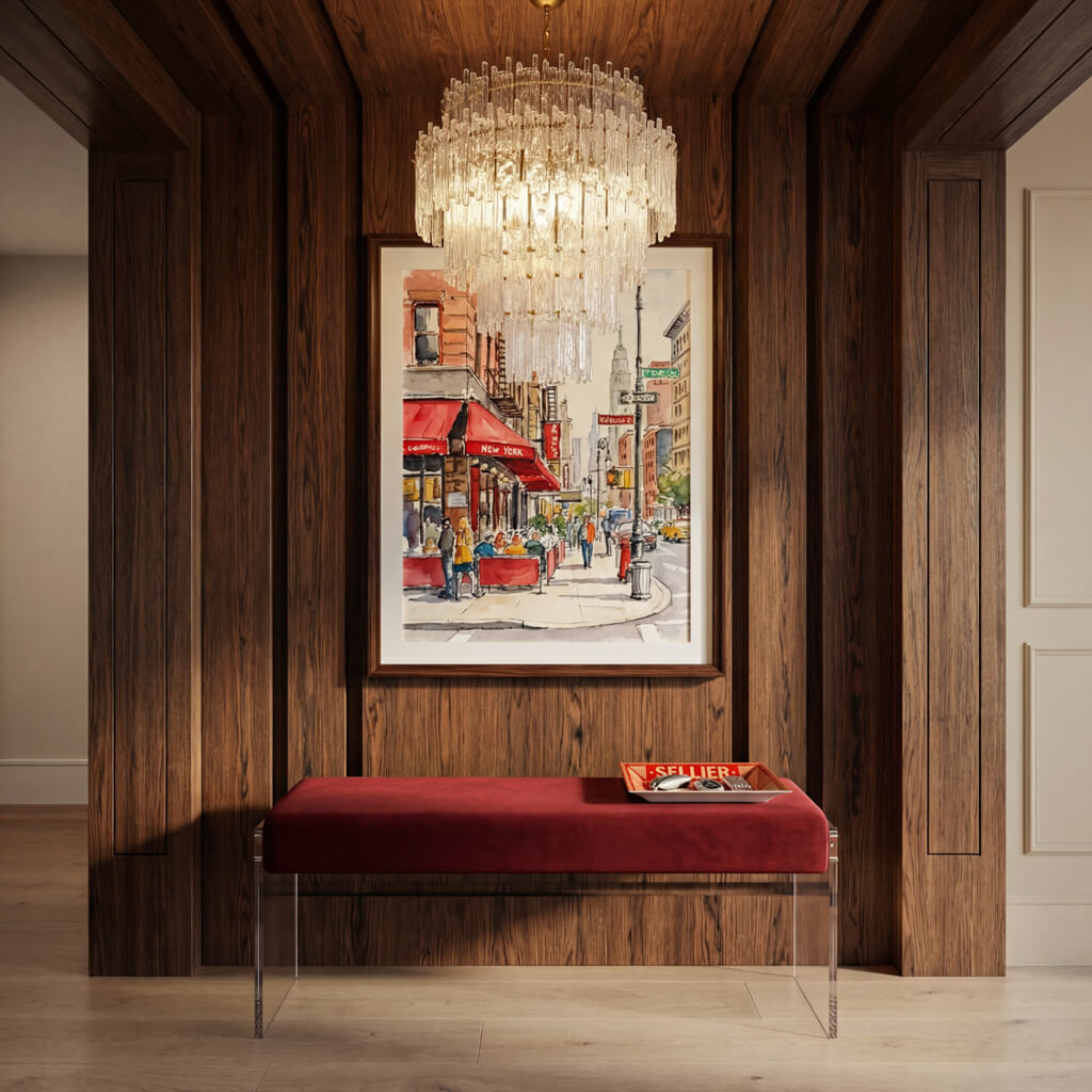 Meyer Red Bench