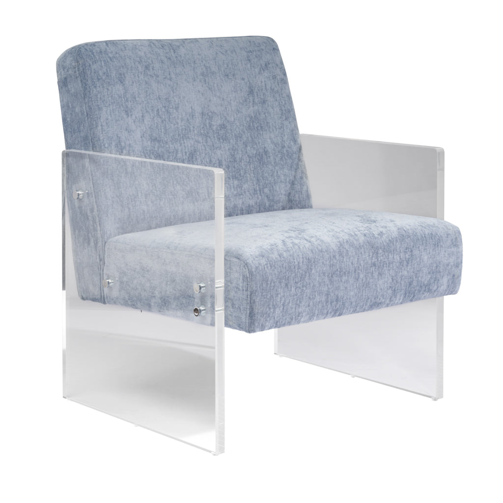 Meyer Blue Accent Chair