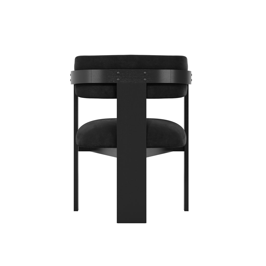 Leota Black Dining Chair