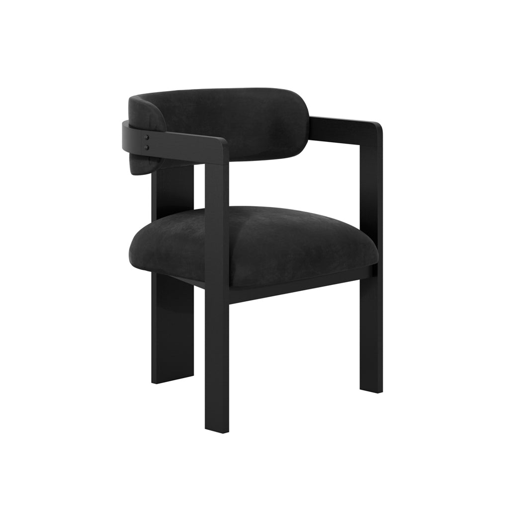Leota Black Dining Chair