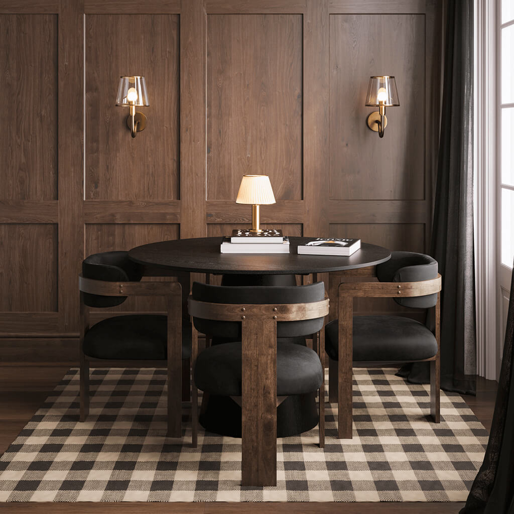 Leota Walnut Dining Chair