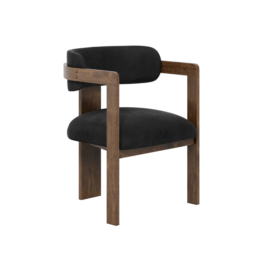 Leota Walnut Dining Chair