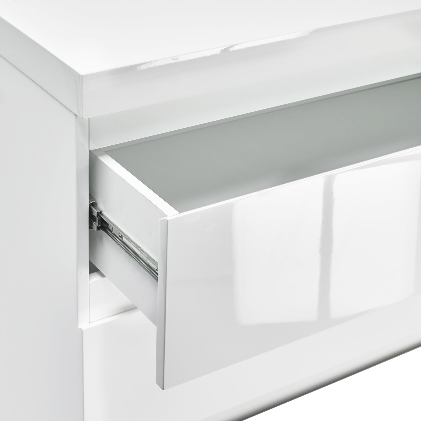 Puro White 4 Drawer Chest