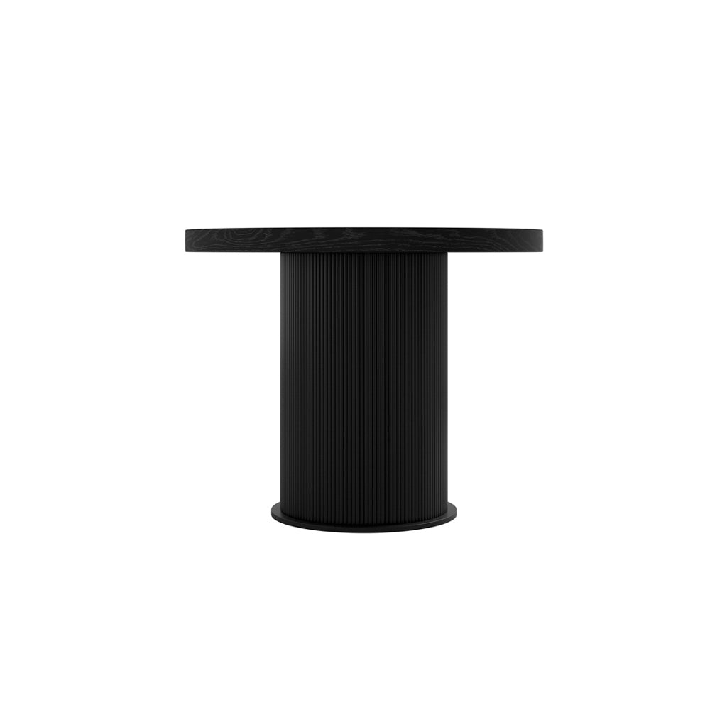 Rina Black Dining Table With Six Alba Forest Green Chairs