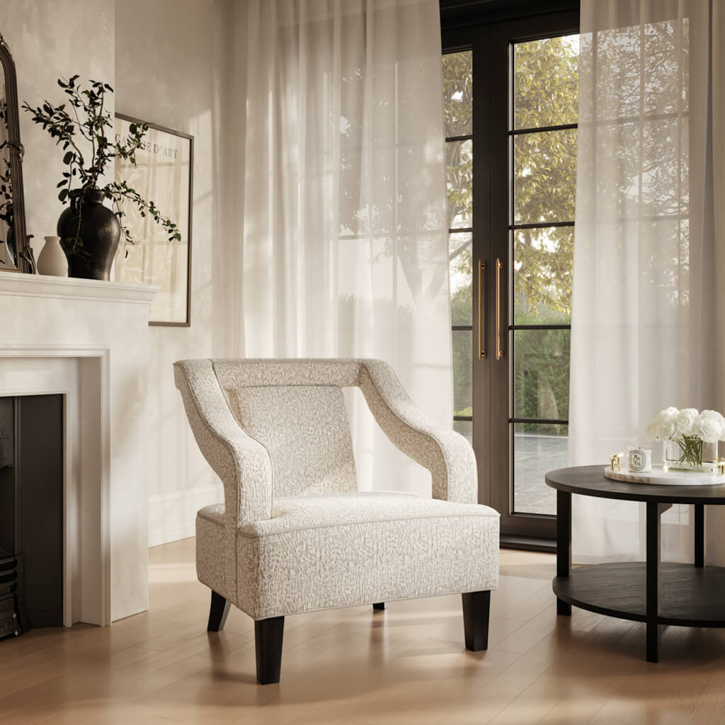 Maria Beige Accent Chair