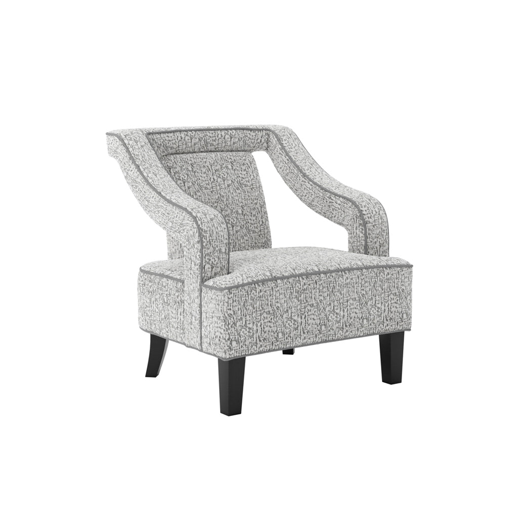 Maria Elephant Grey Accent Chair