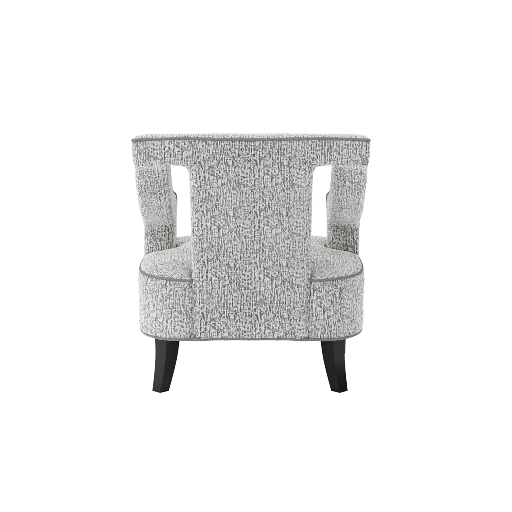 Maria Elephant Grey Accent Chair