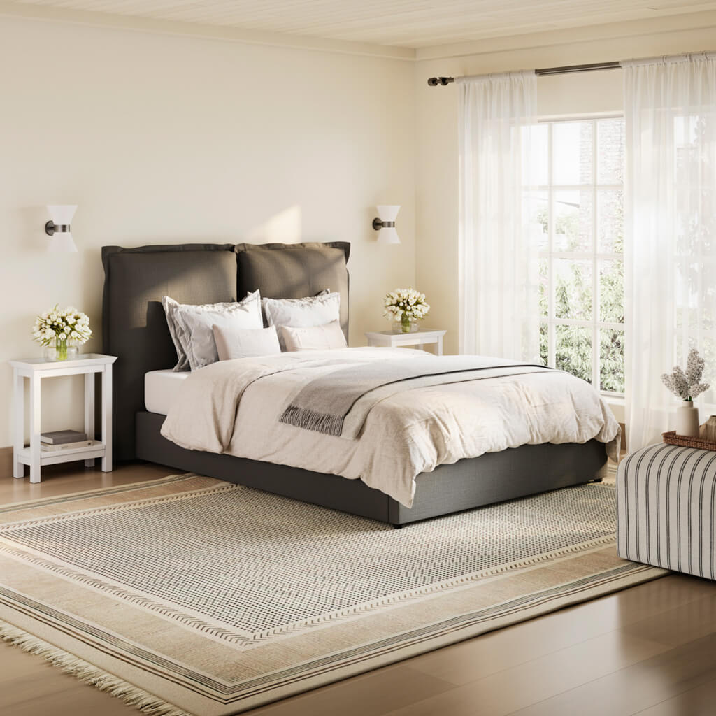 Dakota Grey Bed Frame
