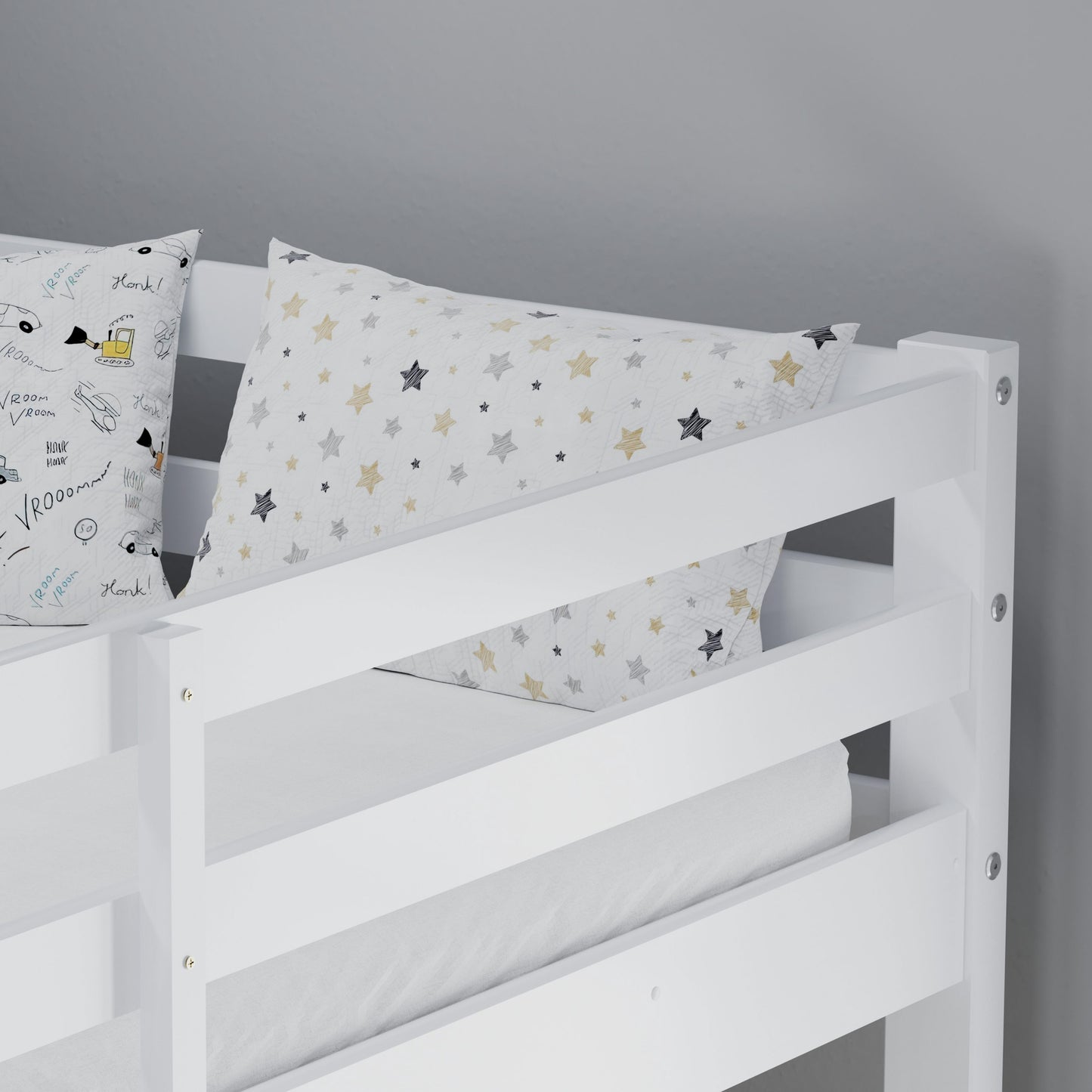 Trini Triple White Bunk Bed