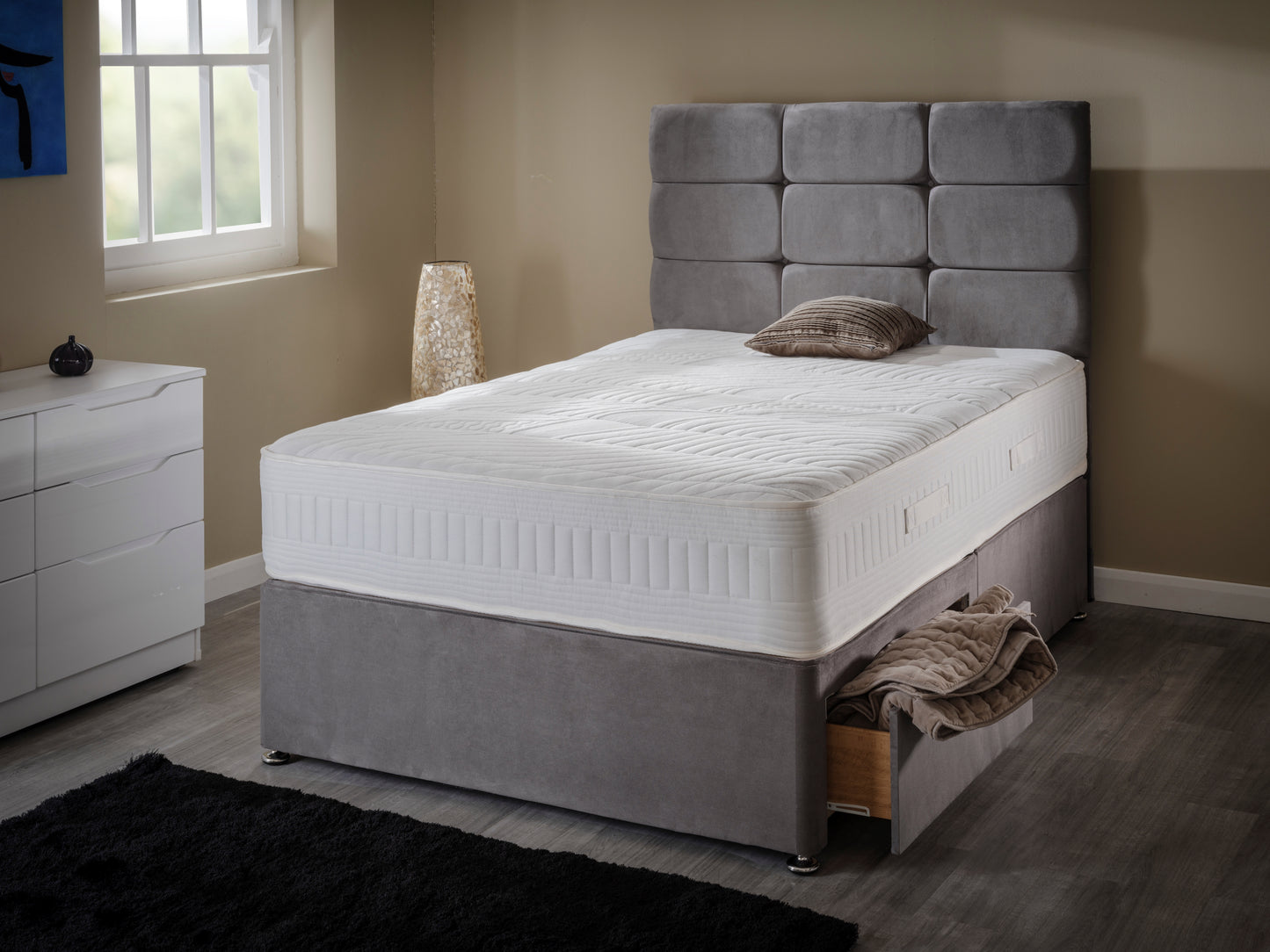 TENDERSLEEP Sterling 1000 Pocket Spring Laygel Mattress MEDIUM FEEL