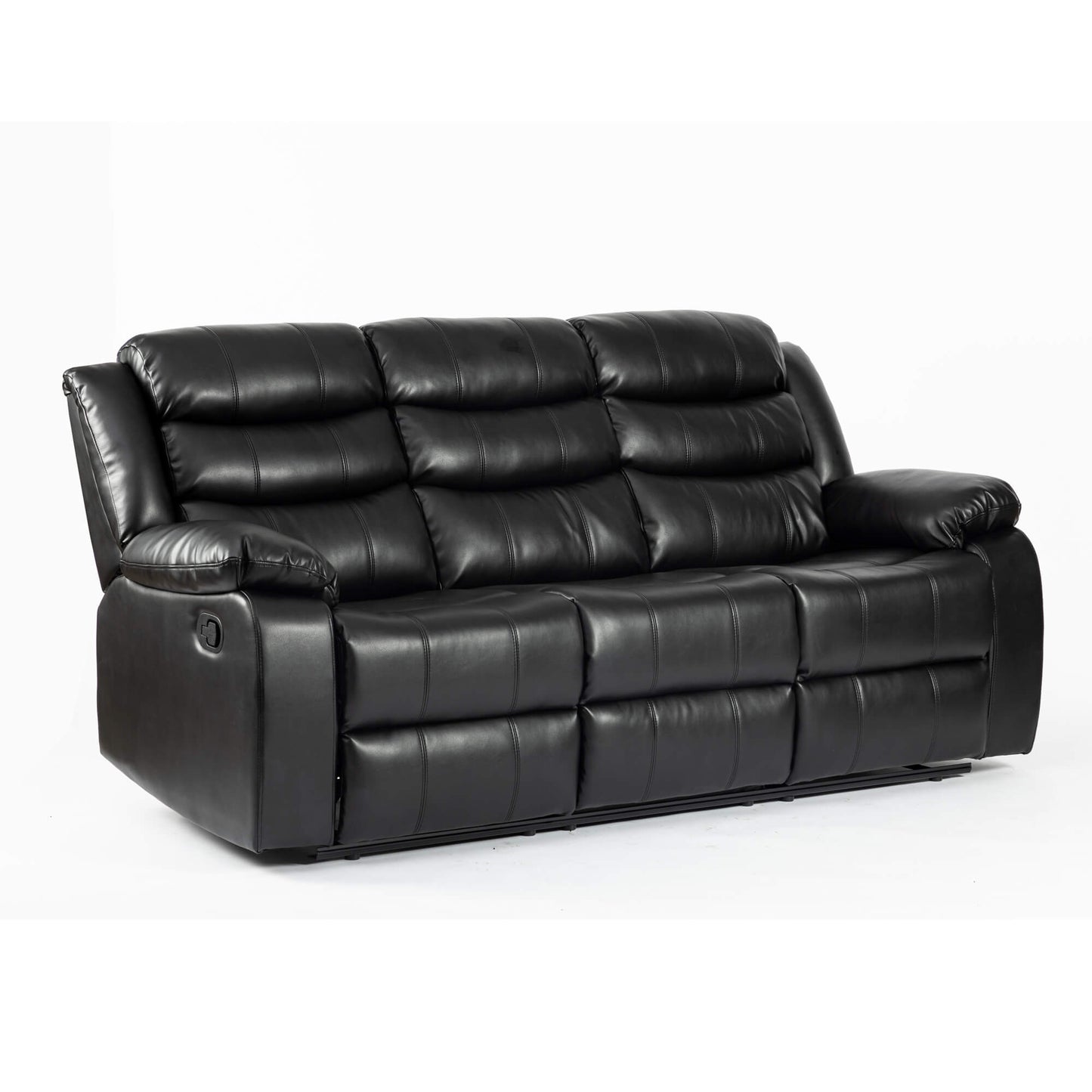 Turin Recliner Leather Aire 3 Seater Sofa