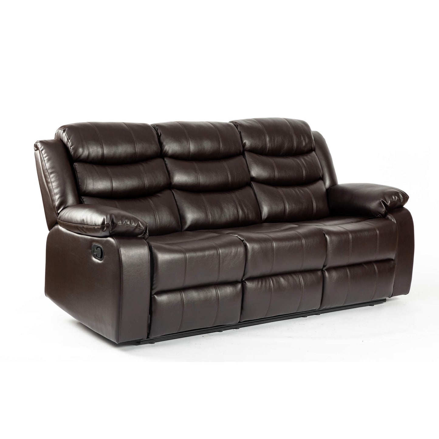 Turin Recliner Leather Aire 3 Seater Sofa