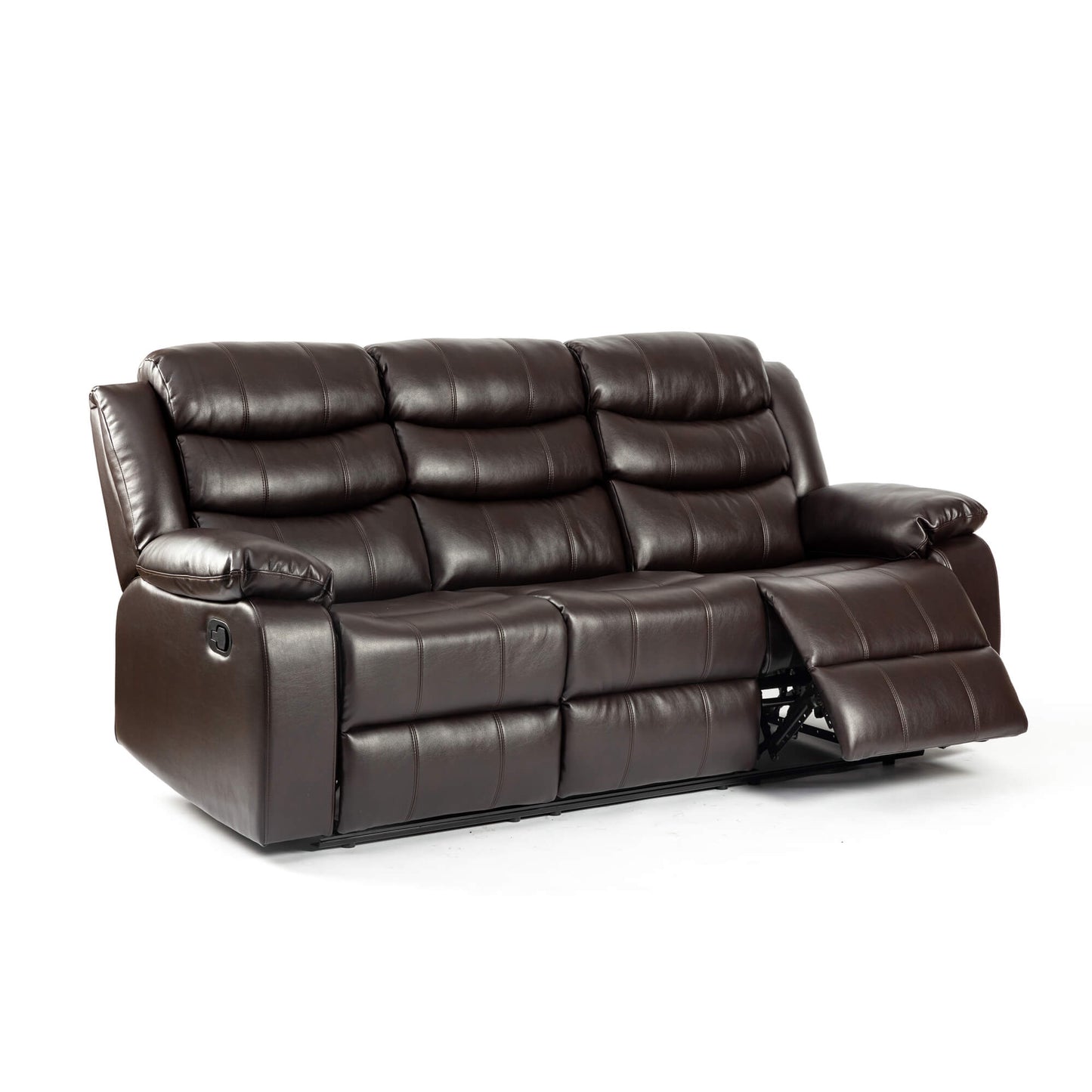 Turin Recliner Leather Aire 3 Seater Sofa