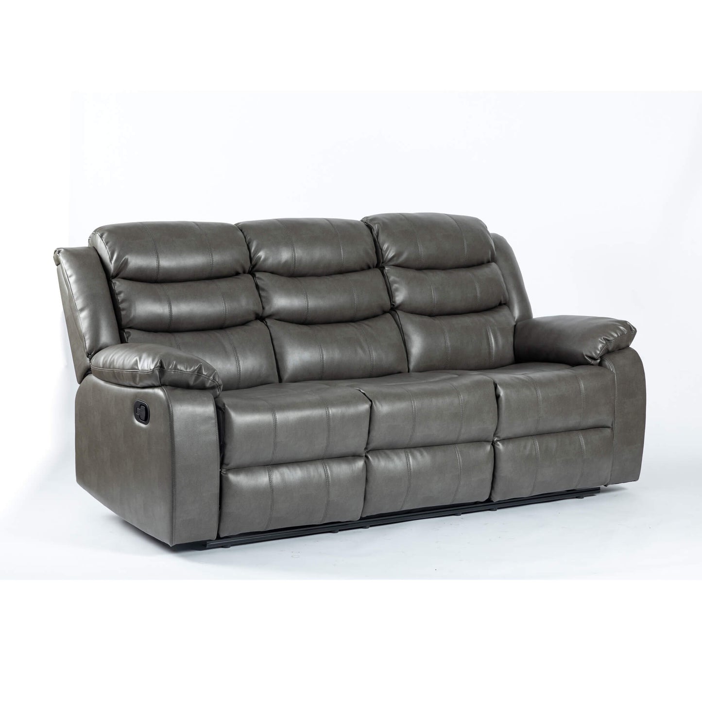 Turin Recliner Leather Aire 3 Seater Sofa