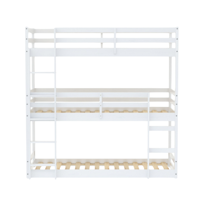 Trini Triple White Bunk Bed