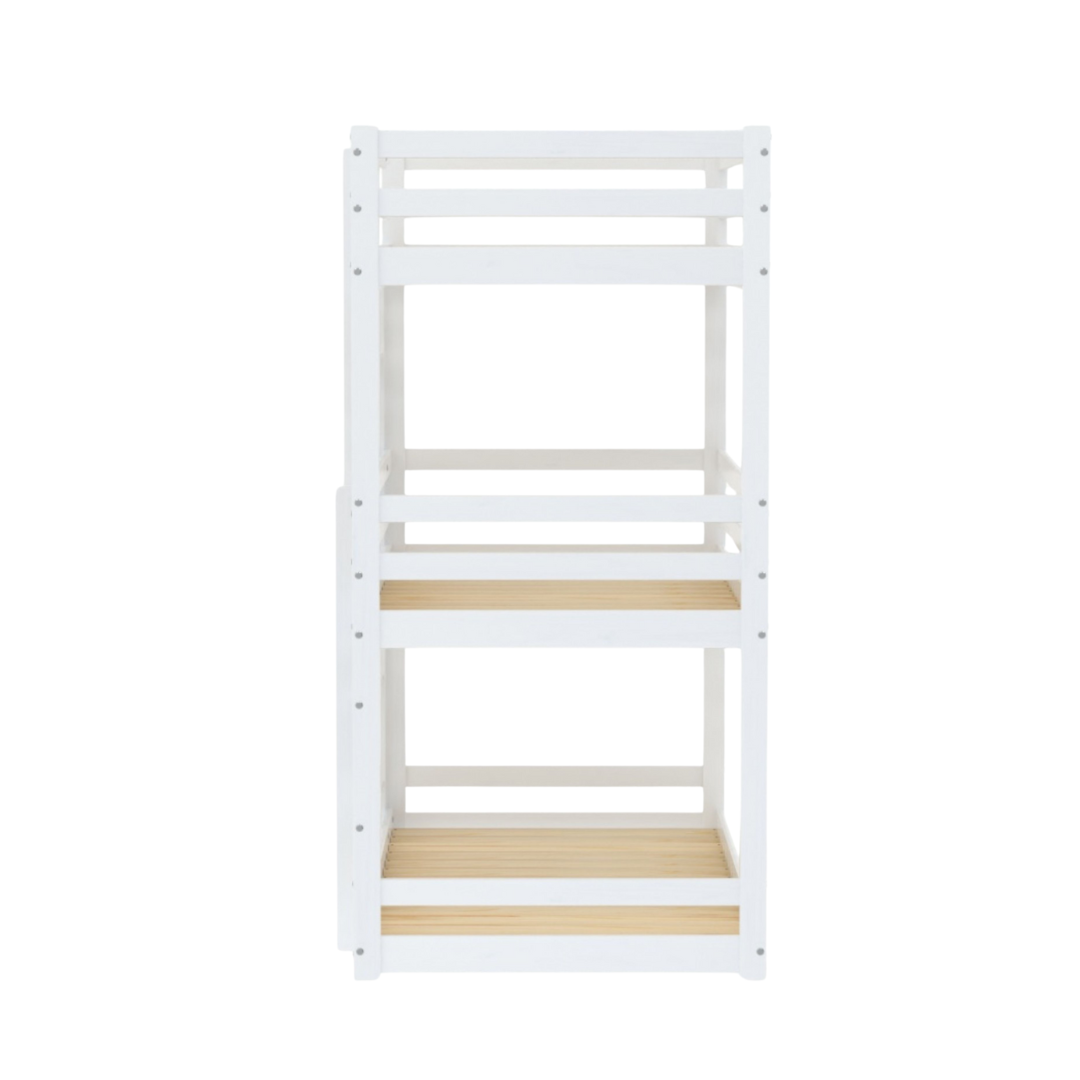 Trini Triple White Bunk Bed