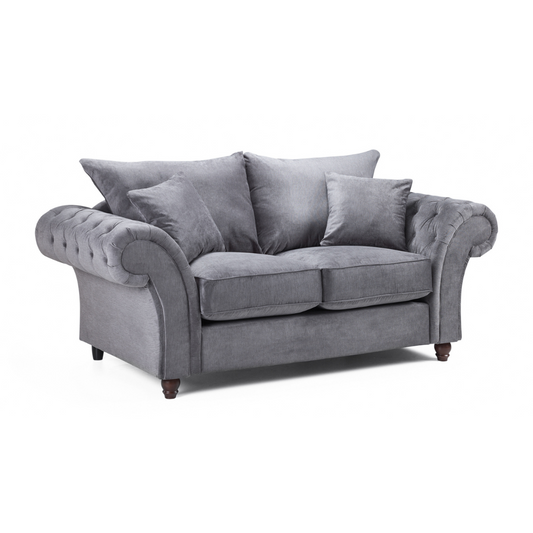 Windsor Full-back Grey Two Seater Sofa