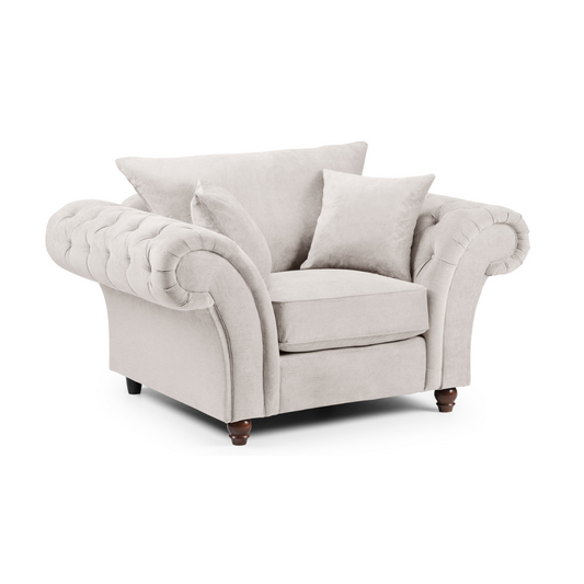 Windsor Full-back Stone Armchair