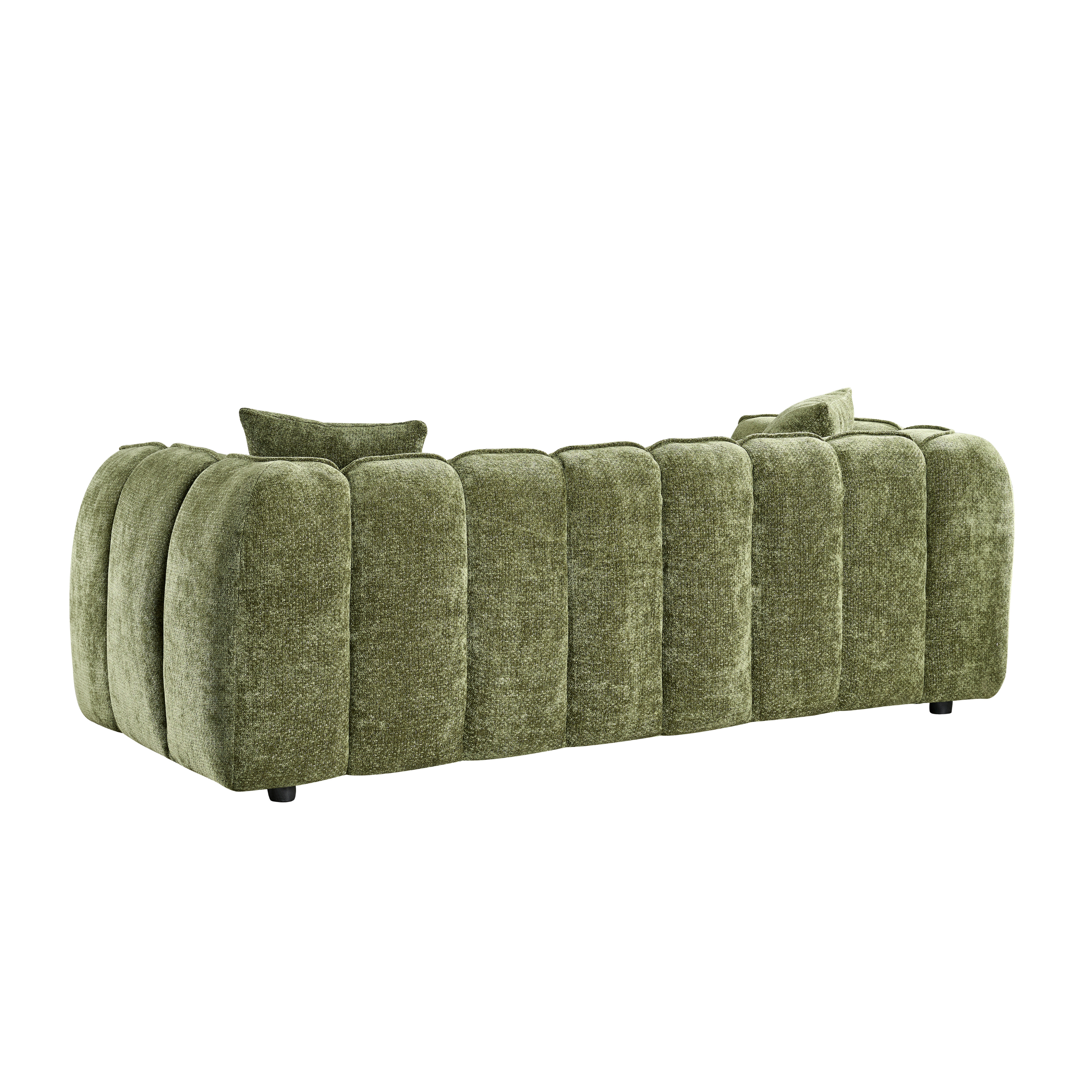 Riso Olive Three Seater Sofa