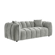 Riso Grey Three Seater Sofa