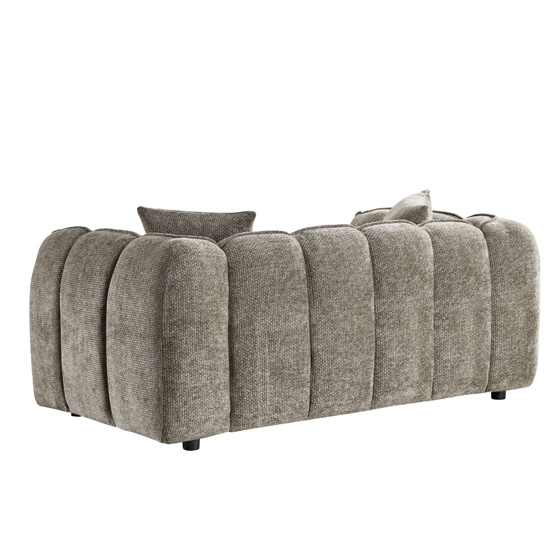 Riso Mocha Two Seater Sofa