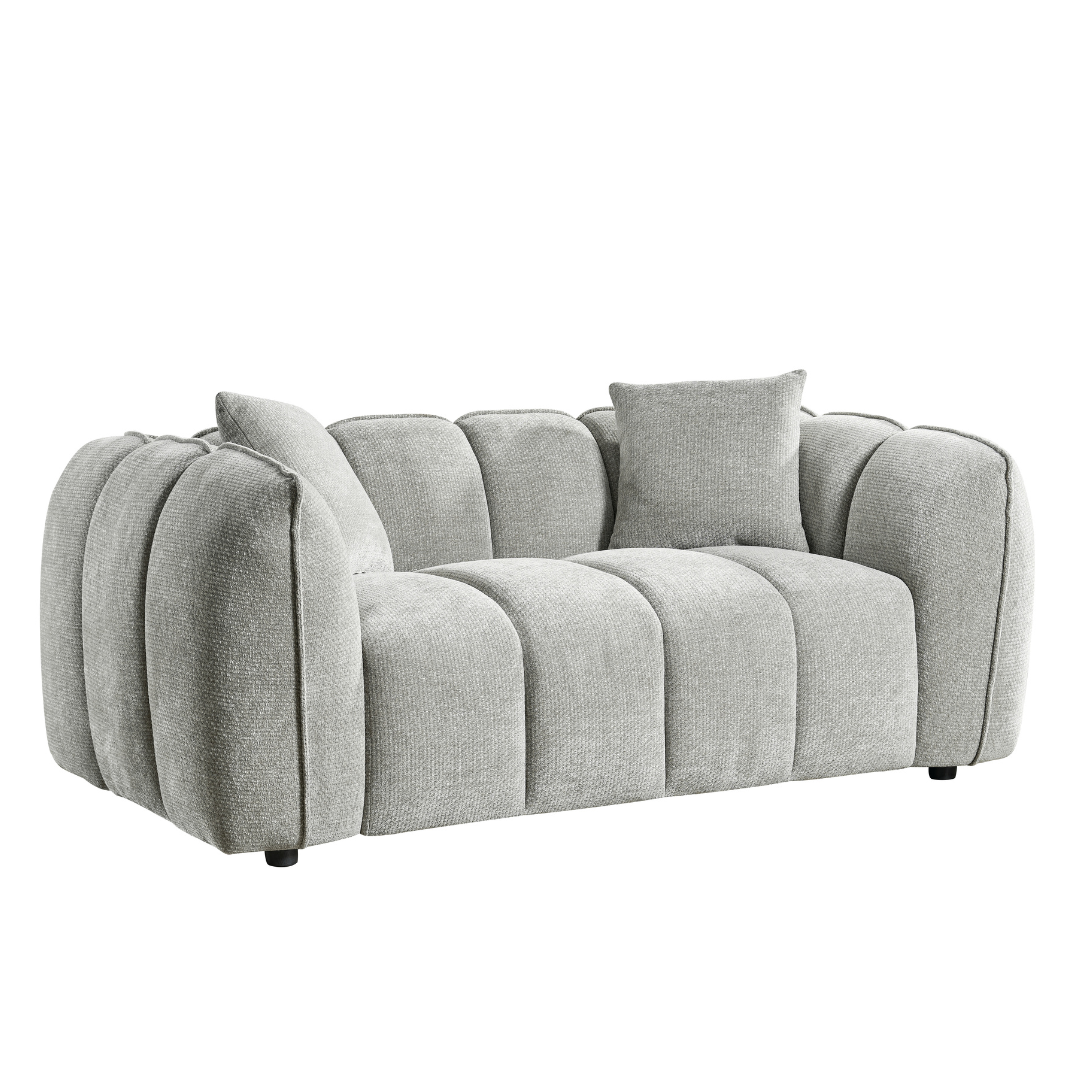 Riso Grey Two Seater Sofa
