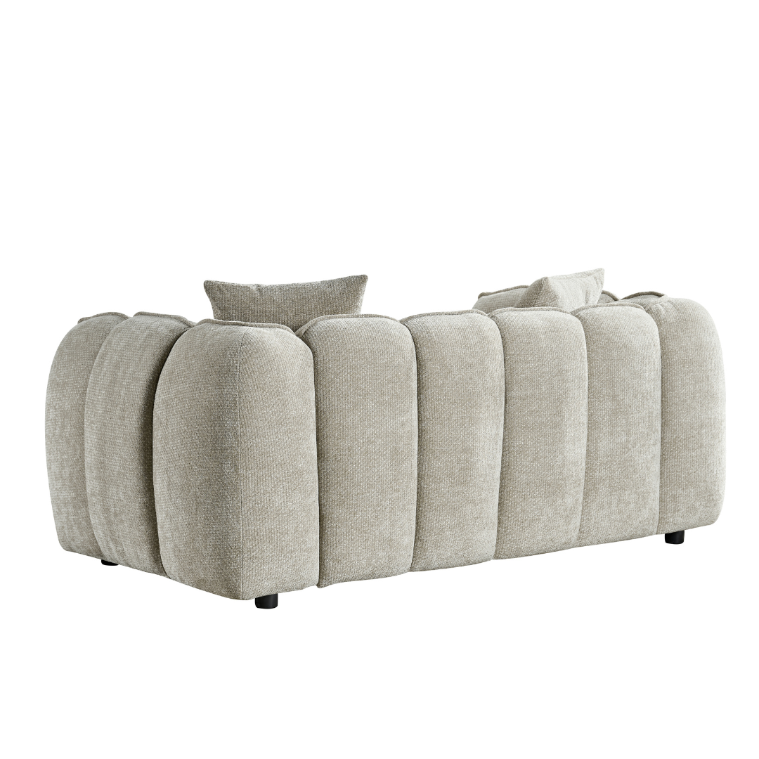 Riso Beige Two Seater Sofa