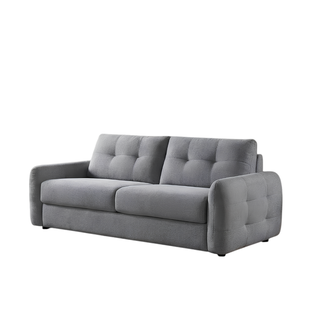 Athens Grey Three Seater Pull Out Sofa Bed