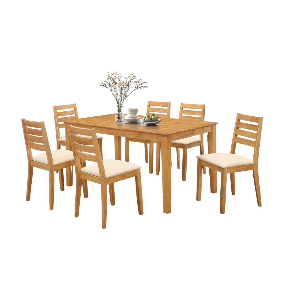 Maryland Rubber-Wood Dining Table Set