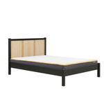 Marchesi Rattan Bed Frame Black