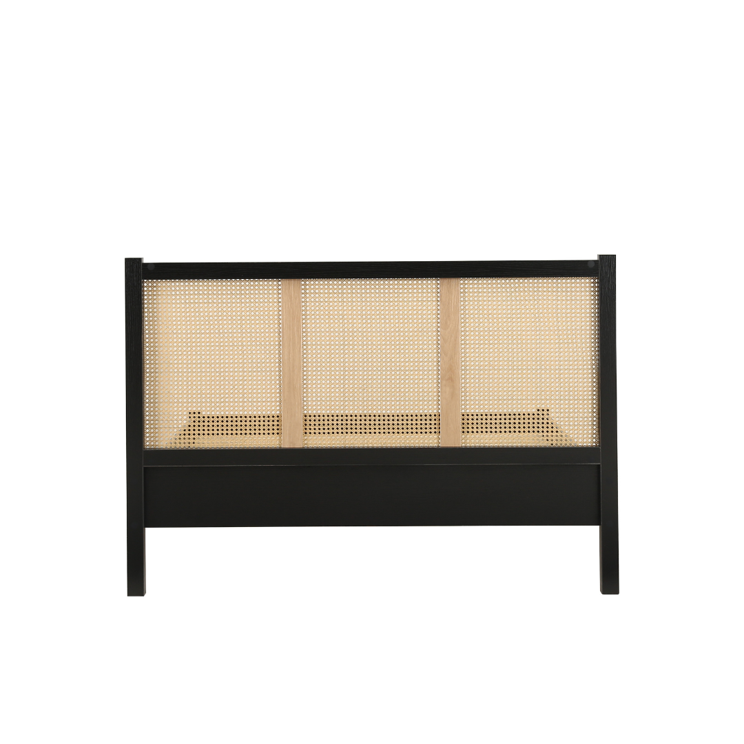 Marchesi Rattan Bed Frame Black