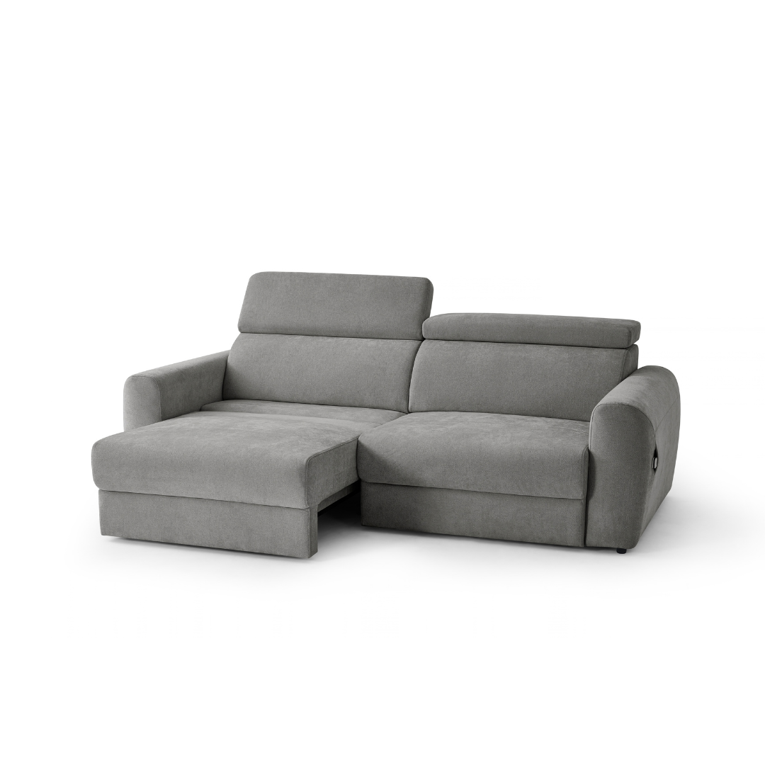 Clifton Grey Electric Recliner Fabric Sofa Bed