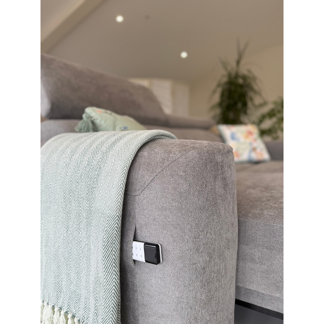 Clifton Grey Electric Recliner Fabric Sofa Bed