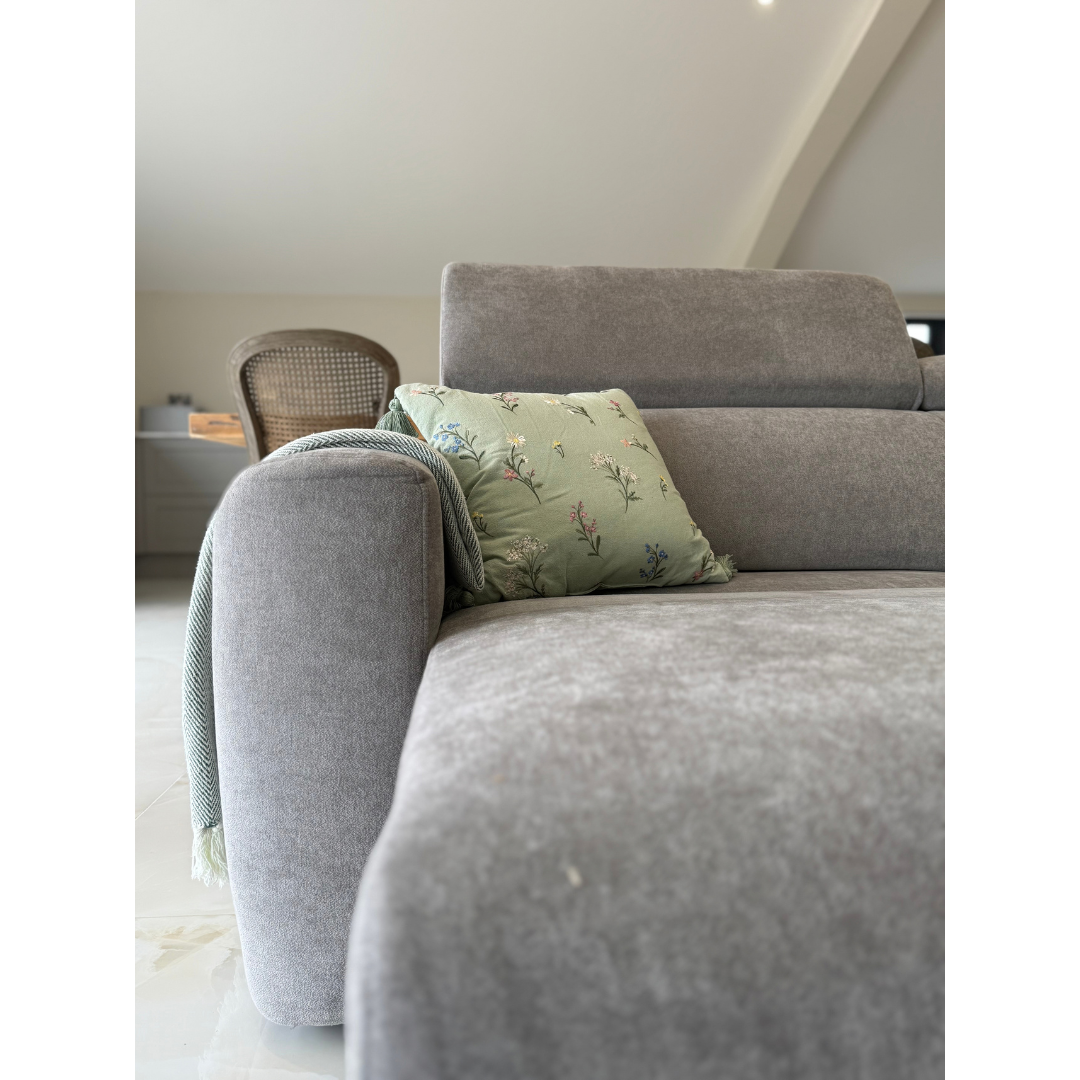 Clifton Grey Electric Recliner Fabric Sofa Bed