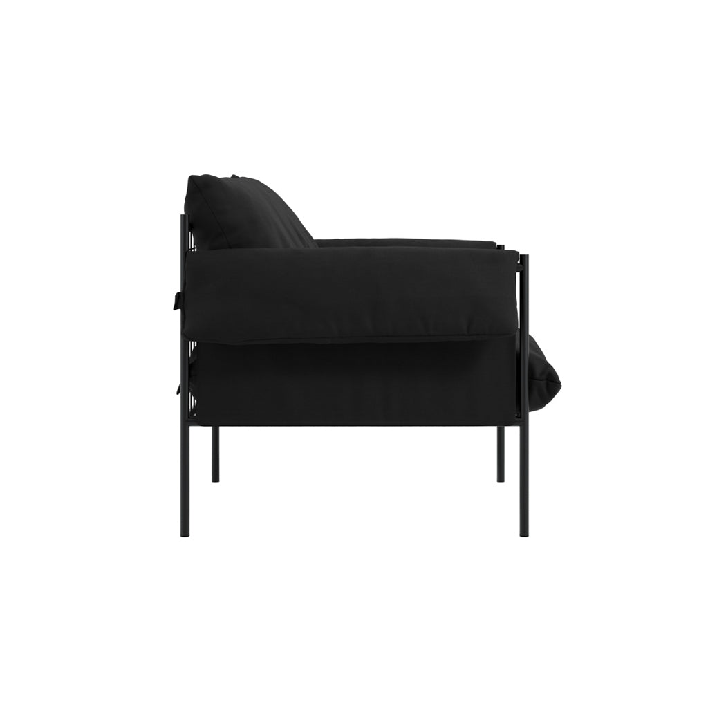 Abel Black Accent Chair