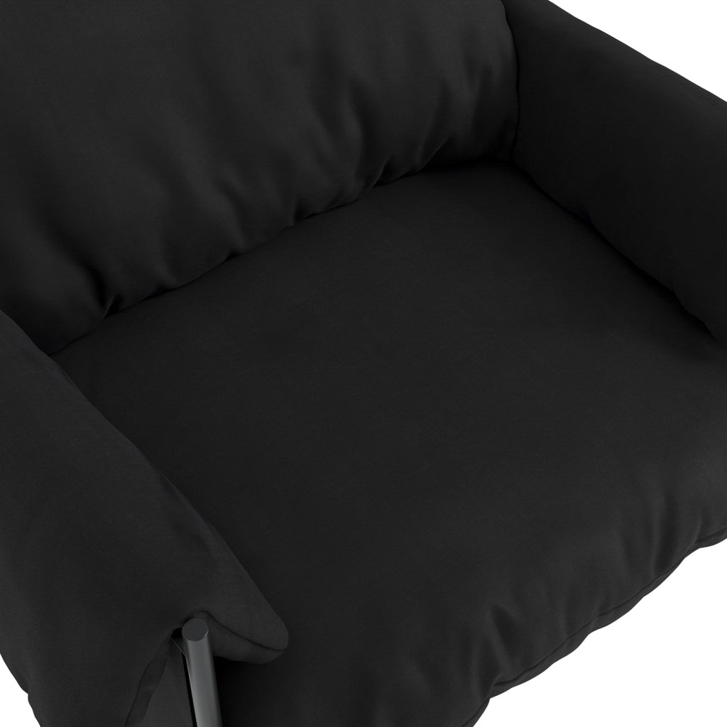 Abel Black Accent Chair