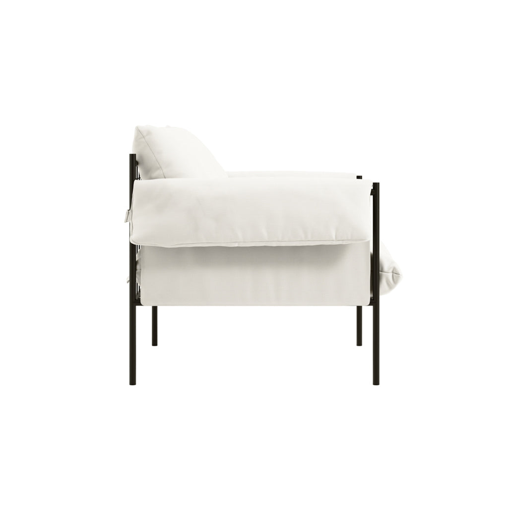 Abel White Accent Chair