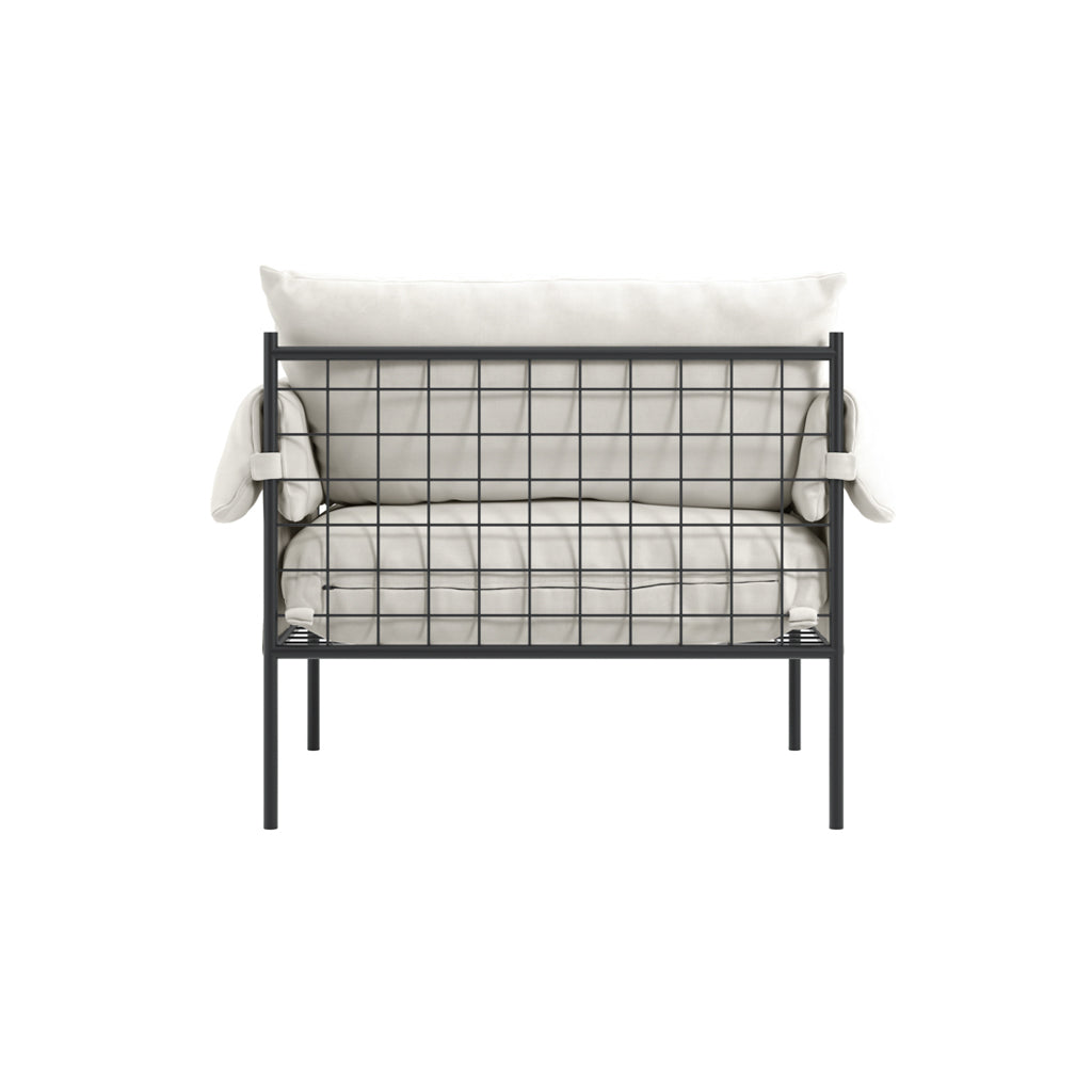 Abel White Accent Chair