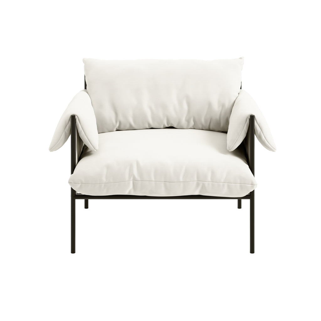 Abel White Accent Chair