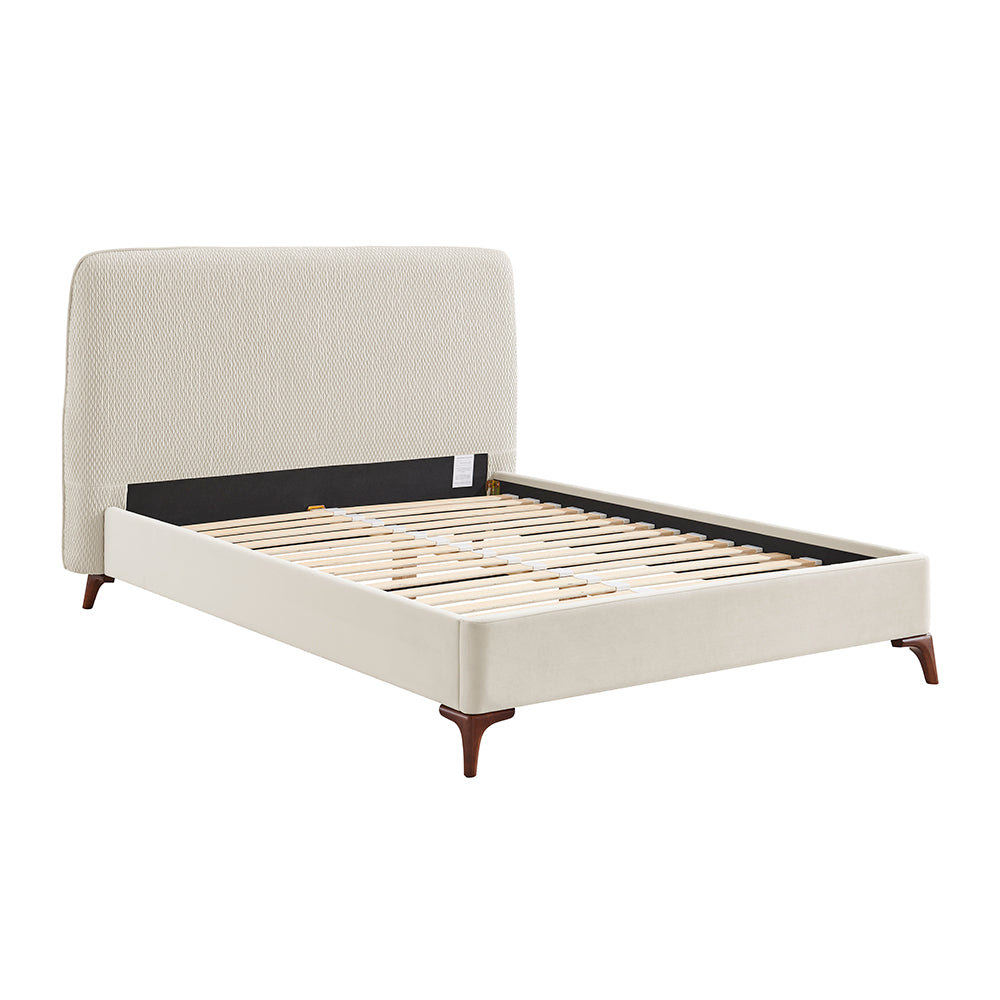 Santino Natural Fabric Bed Frame