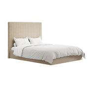 Antigua Tall Ottoman Storage Beige Bed Frame - Furniturezone