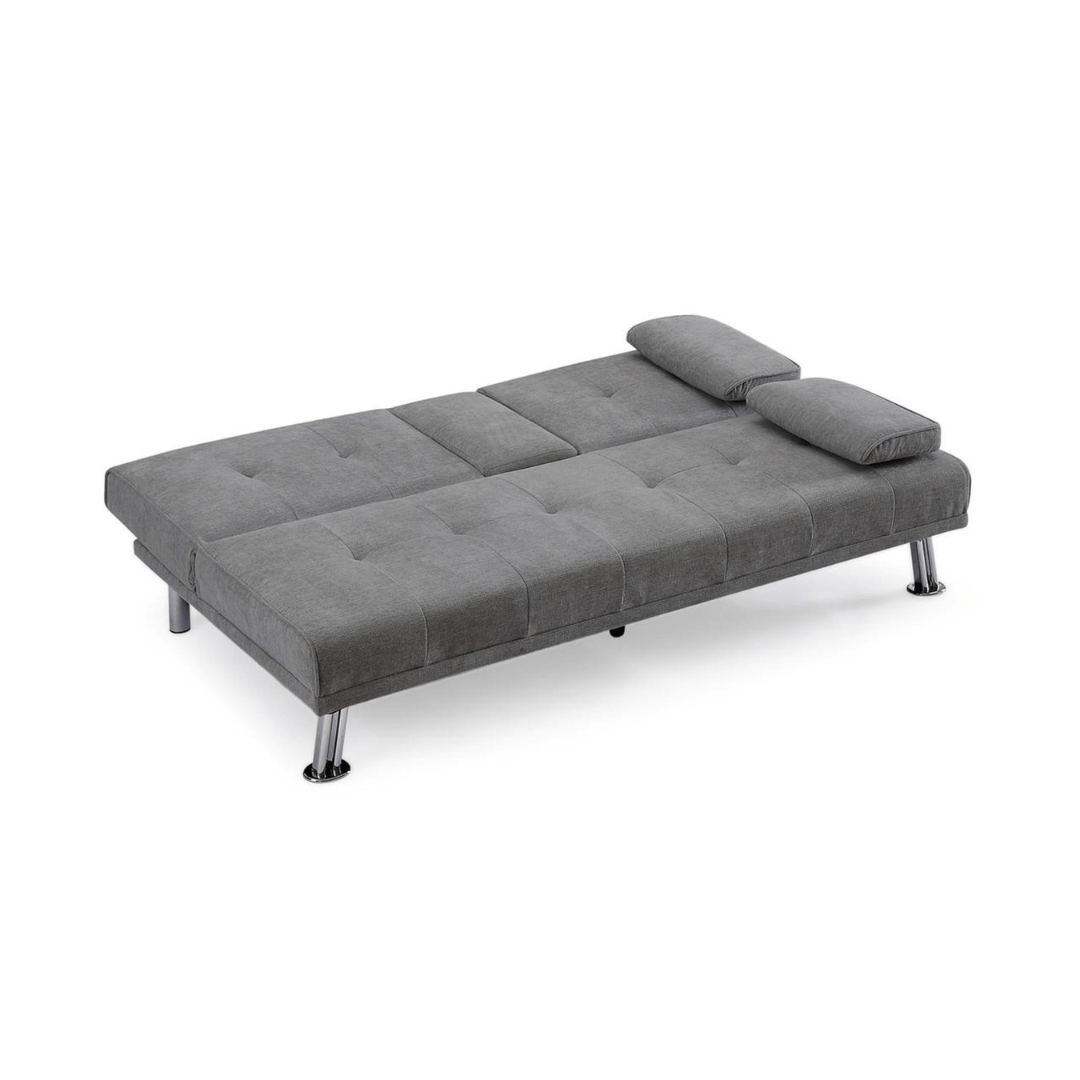 Anvil Grey Fabric Sofa Bed - Furniturezone