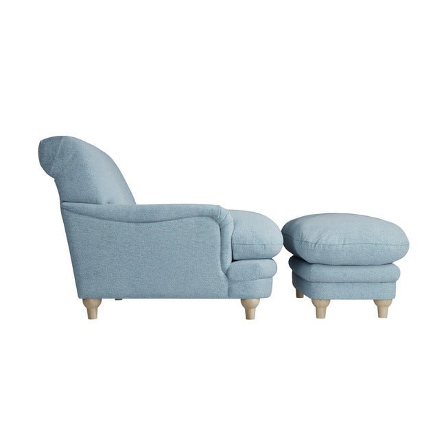 Arletta Armchair Duck Egg Blue - Furniturezone