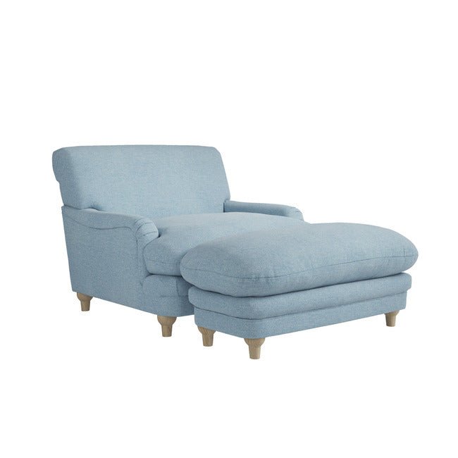 Arletta Armchair Duck Egg Blue - Furniturezone